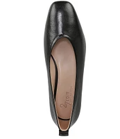 Naturalizer 27 EDIT Carla Leather Square Toe Casual Ballet Flats