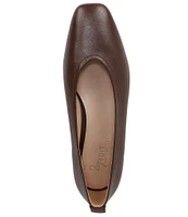 Naturalizer 27 EDIT Carla Leather Square Toe Casual Ballet Flats