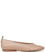 Naturalizer 27 EDIT Carla Leather Square Toe Casual Ballet Flats