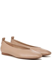 Naturalizer 27 EDIT Carla Leather Square Toe Casual Ballet Flats