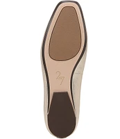 Naturalizer 27 EDIT Carla Leather Square Toe Casual Ballet Flats