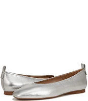 Naturalizer 27 EDIT Carla Leather Square Toe Casual Ballet Flats