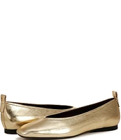 Naturalizer 27 EDIT Carla Leather Square Toe Casual Ballet Flats