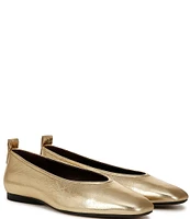 Naturalizer 27 EDIT Carla Leather Square Toe Casual Ballet Flats