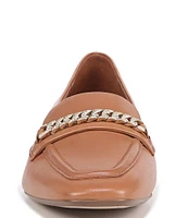 Naturalizer 27 EDIT Clive Leather Chain Detail Slip-On Loafers