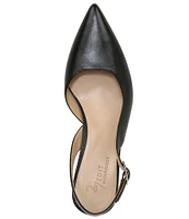 Naturalizer 27 EDIT Felicia Leather Slingback Dress Heels