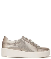 Naturalizer 27 EDIT Marisol Metallic Leather Lace-Up Sneakers