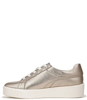 Naturalizer 27 EDIT Marisol Metallic Leather Lace-Up Sneakers