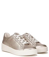 Naturalizer 27 EDIT Marisol Metallic Leather Lace-Up Sneakers