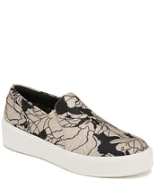 Naturalizer 27 EDIT Mirabel Floral Fabric Slip On Sneakers