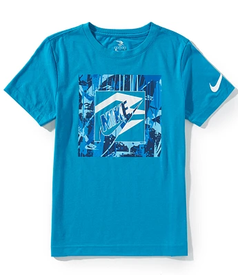 Nike 3BRAND By Russell Wilson Big Boys 8-20 Short Sleeve Paint Stroke Mashup Graphic T-Shirt