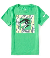 3BRAND By Russell Wilson Big Boys Short Sleeve Paint Stroke Mashup Graphic T-Shirt
