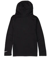 Nike 3BRAND by Russell Wilson Big Boys 8-20 Long Sleeve Vertical Logo Graphic Thermal Hoodie Pullover