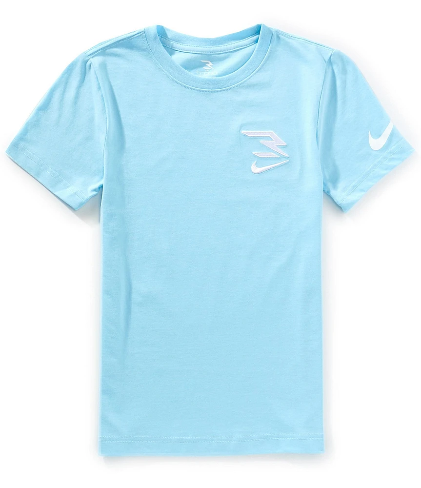 3BRAND By Russell Wilson Big Boys Short Sleeve Lockup T-Shirt