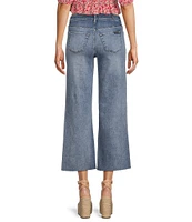 7 For All Mankind Alexa High Rise Wide Leg Cropped Jeans