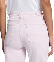 7 For All Mankind Cropped Alexa High Rise Cropped Jeans