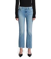 7 For All Mankind Daisy Mid Rise Bootleg Ankle Length Denim Jeans