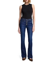 7 For All Mankind Denim Mid Rise Slim Bootcut Jeans