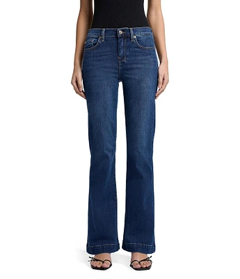 7 For All Mankind Dojo Tailorless Flare Leg Jeans