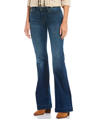 7 For All Mankind Dojo Wide Leg Full Length Flare Denim Jeans