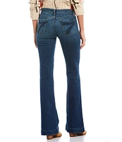 7 For All Mankind Dojo Wide Leg Full Length Flare Denim Jeans