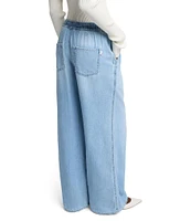 7 For All Mankind High Waist Wide Leg Pull-On Pants