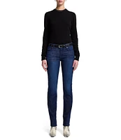 7 For All Mankind Kimmie Straight Denim Mid Rise Jeans