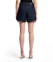 7 For All Mankind Kori High Rise Flare Button Front Coordination Shorts