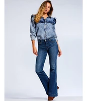 7 For All Mankind Tailorless Dojo Flare Leg Jeans