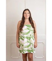 8 Oak Lane Botanical Terry Spa Wrap Robe