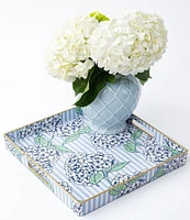 8 Oak Lane Hydrangea Stem Square Tray
