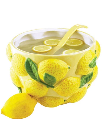 8 Oak Lane Lemon Punch Bowl & Ladle
