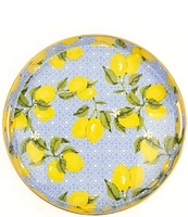 8 Oak Lane Lemon Round Tray