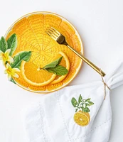 8 Oak Lane Orange Dish, Set of 4