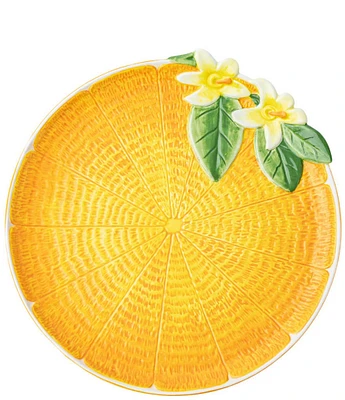 8 Oak Lane Orange Serving Platter