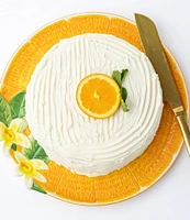 8 Oak Lane Orange Serving Platter