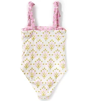 A Loves A Big Girls Reversible Bandeau One-Piece Swimsuit