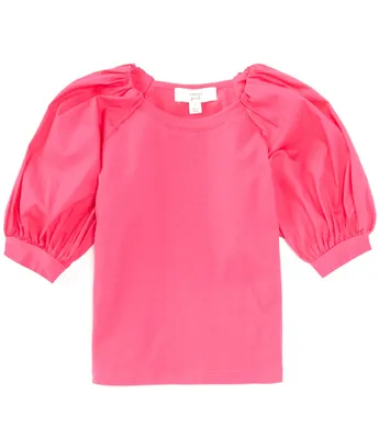 A Loves A Little Girls 2T-6X Bubble Sleeve Pullover Blouse