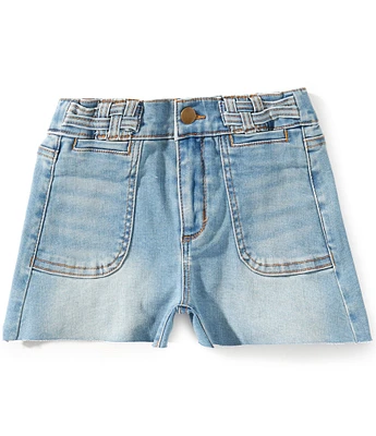 A Loves A Big Girls 7-16 High Rise Denim Shorts