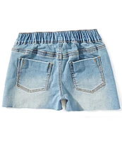A Loves A Big Girls 7-16 High Rise Denim Shorts