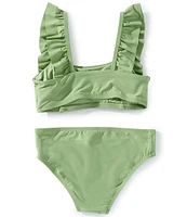 A Loves A Big Girls Ruffle Bralette 2-Piece Swimsuit
