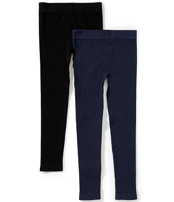 A Loves A Big Girls Seamless Ribbed Leggings 2-Pack