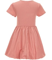 A Loves A Big Girls Short Sleeve Bubble Dress