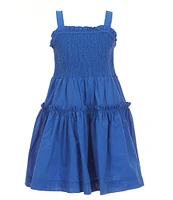 A Loves A Big Girls Sleeveless Smocked Dress