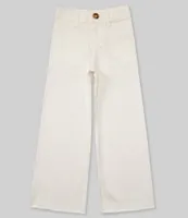 A Loves A Big Girls 7-16 Wide Leg Denim Pants