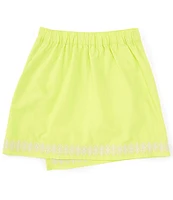 A Loves A Big Girls 7-16 Wrap Mini Skirt