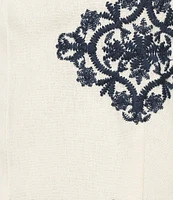 A Loves A Woven Embroidered Sleeveless Tank Strap Sweetheart Neckline Cropped Coordinating Bralette Top