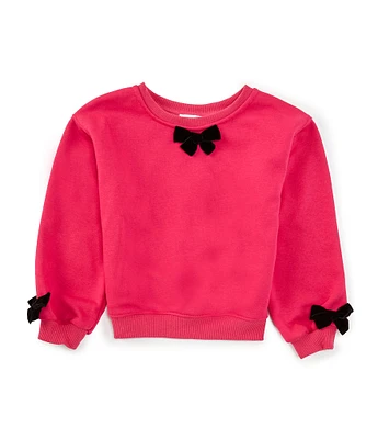 A Loves A Little Girls 2-6X Long Sleeve Bow Sweater