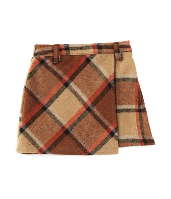 A Loves A Little Girls 2-6X Mini Plaid Wrap Skort