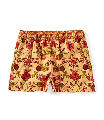 A Loves A Little Girls Batik Print Trouser Shorts